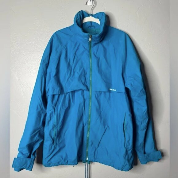 Helly Hansen Vintage Jacket HellyTech Windbreaker True Blue SZ LARGE UNISEX - Picture 1 of 10
